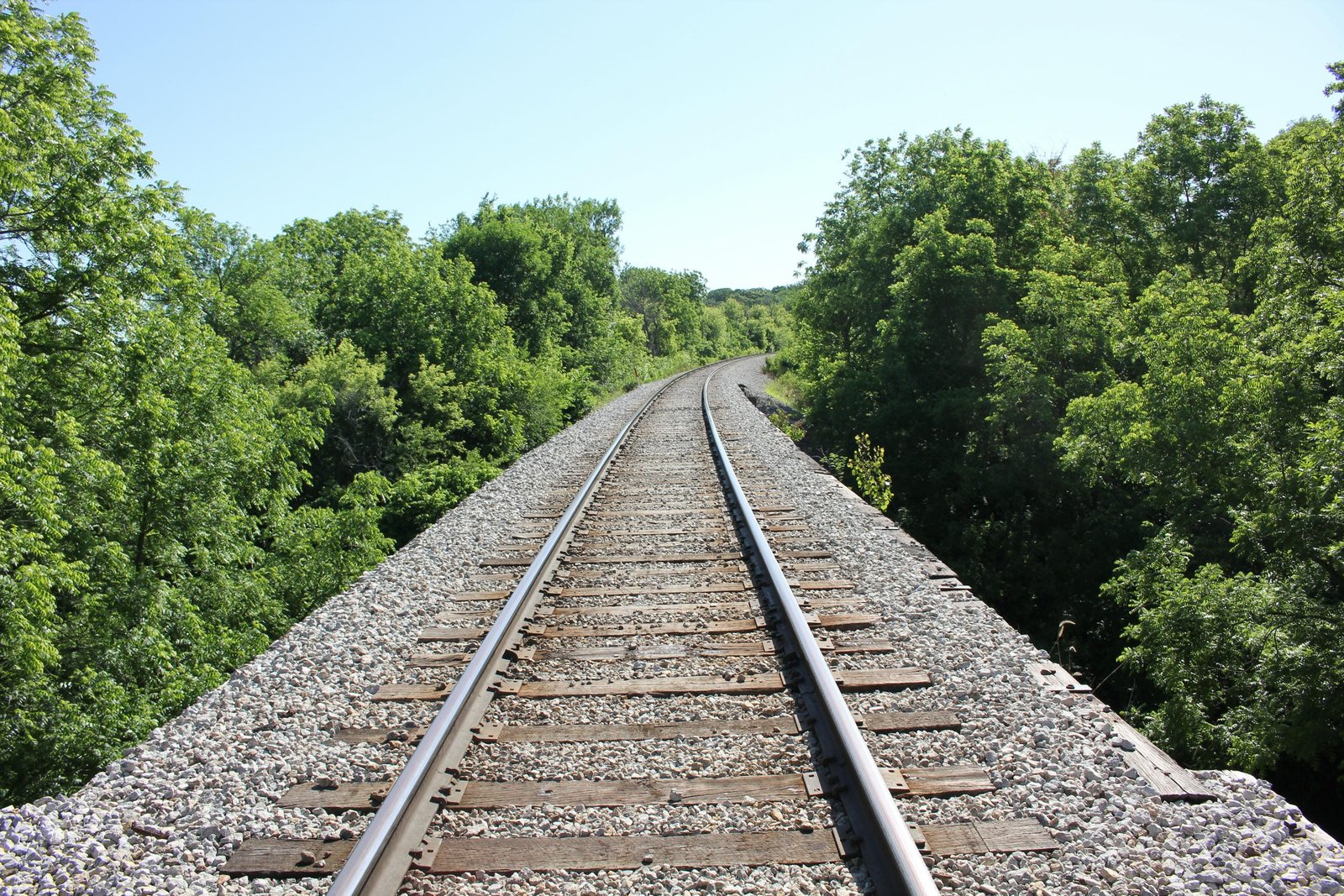 Looking east